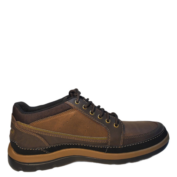 Rockport Men\'s Get Your Kicks Mudguard Chukka Boots Leather Dark Brown 1…
